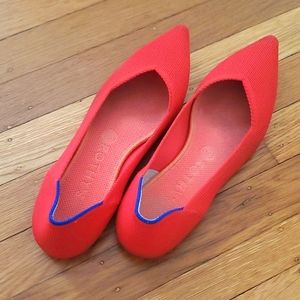 Rothy's Flame flats size 9